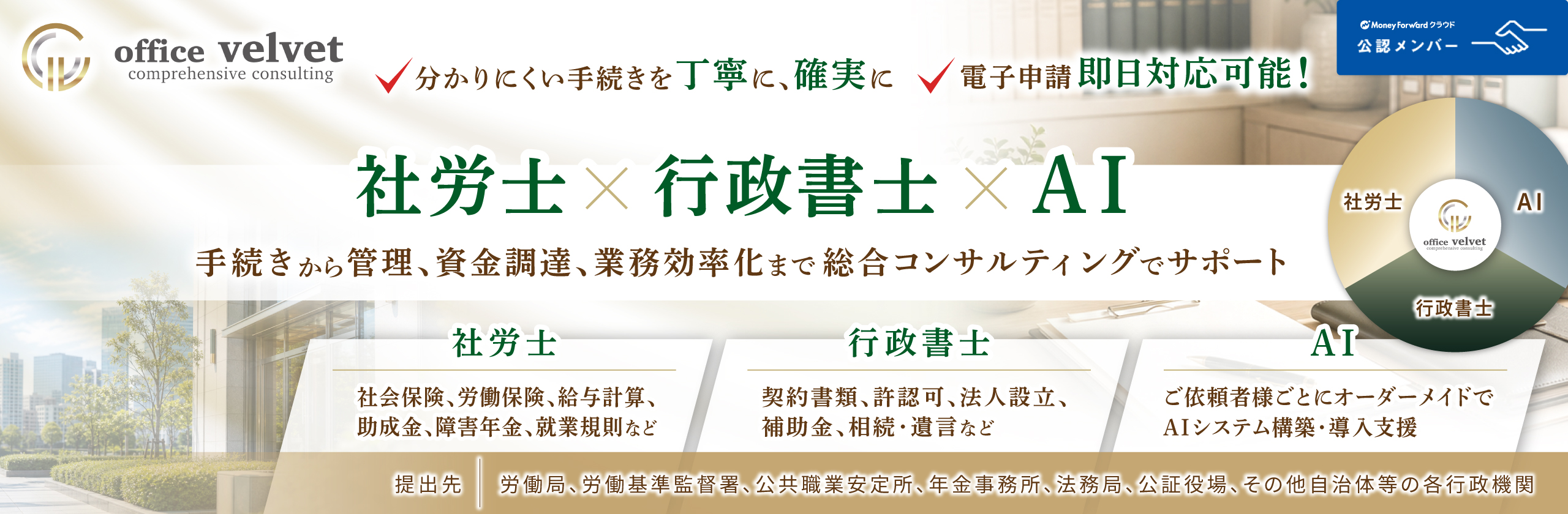 社会保険労務士・行政書士事務所ベルベット